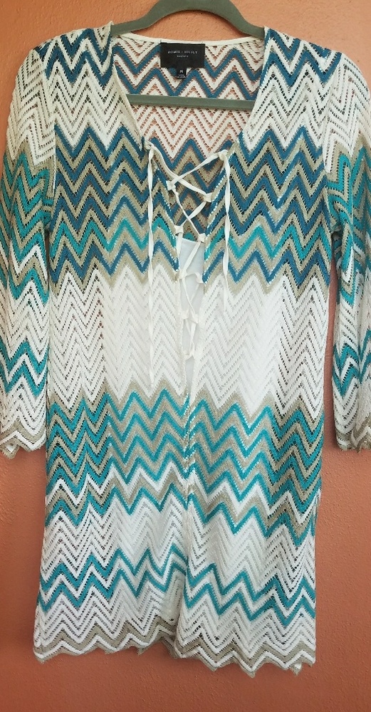 Like New!! Crocheted Mini Dress